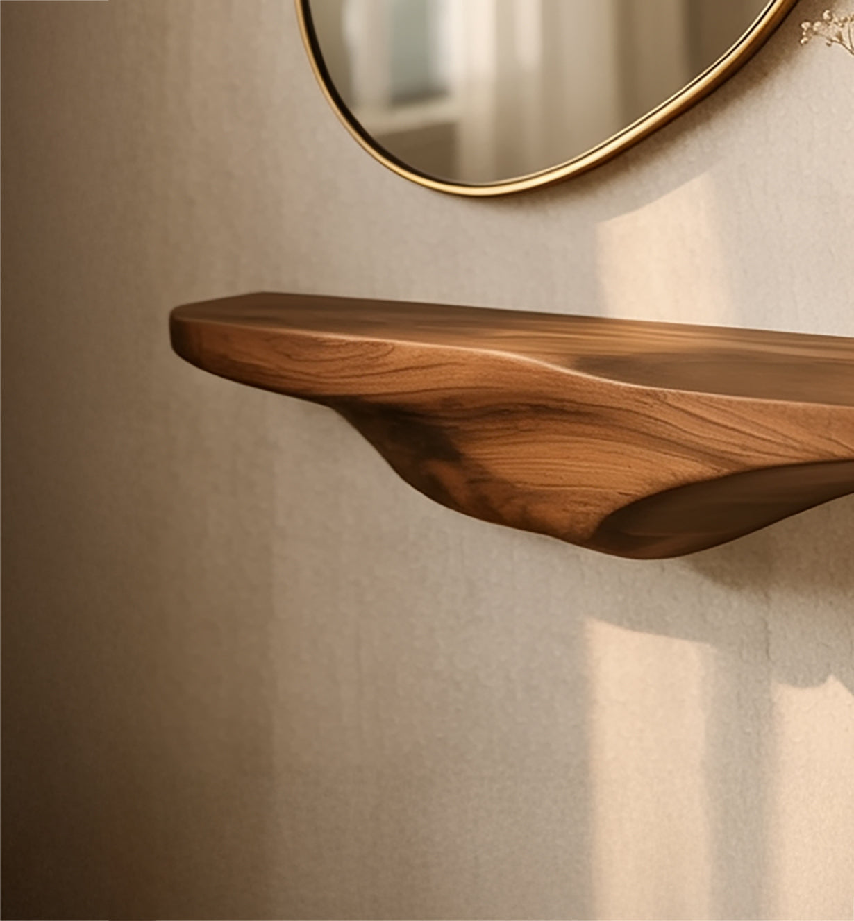 Artisanal Solid Wood Wall Storage for Modern Farmhouse Decor