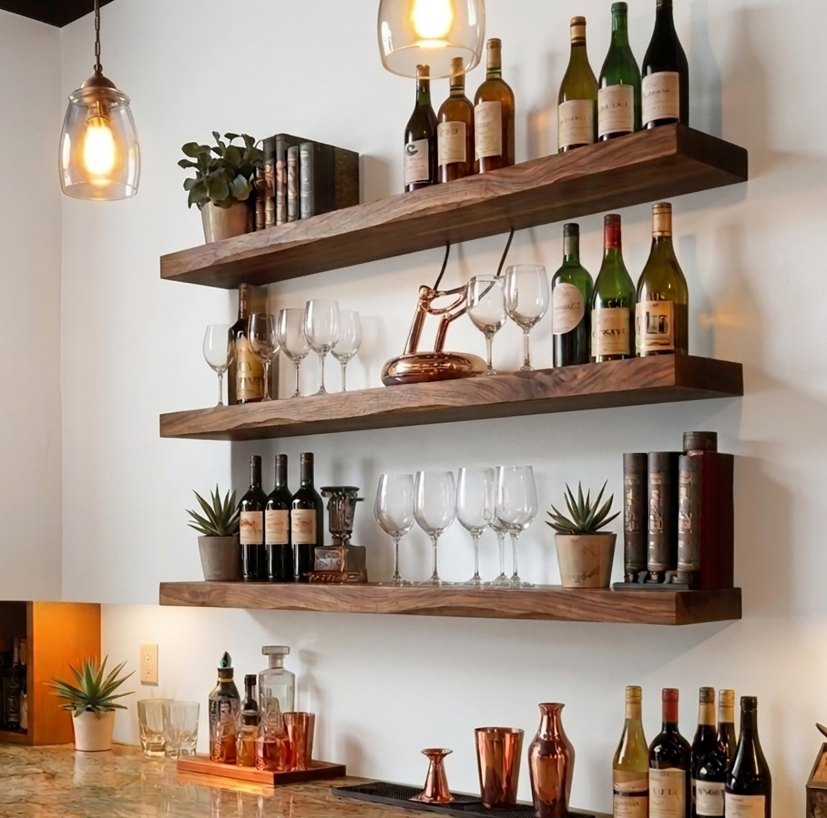 Wooden standing coat rack for entryway storage and organization