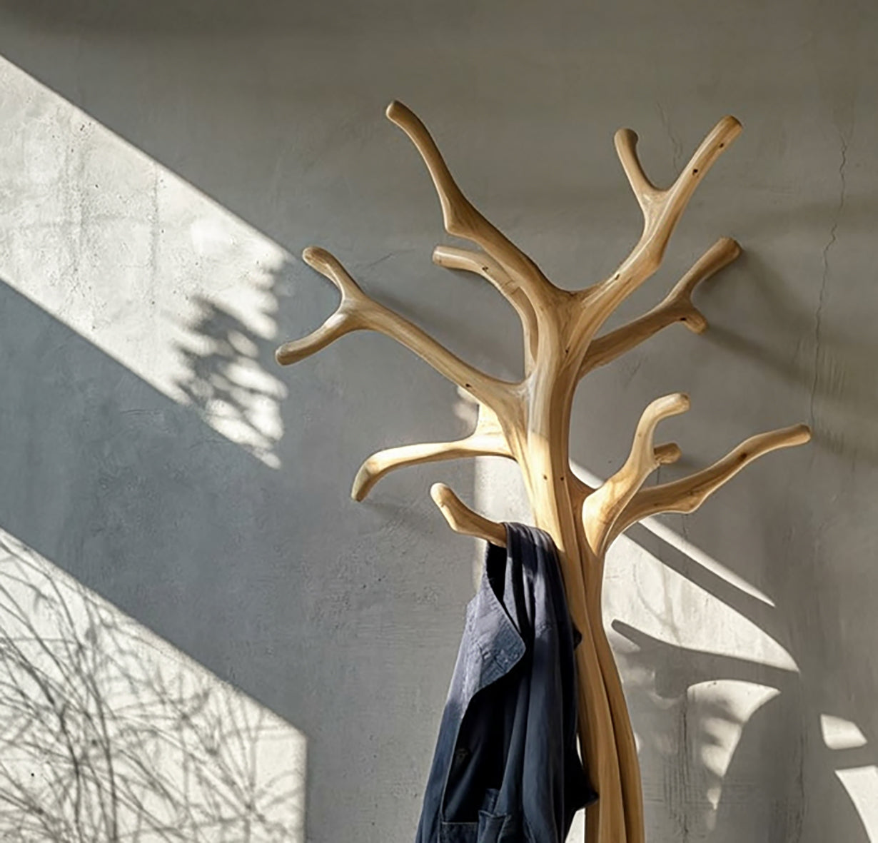 Natural Edge Wood Bench – Handcrafted Rustic Entryway Furniture