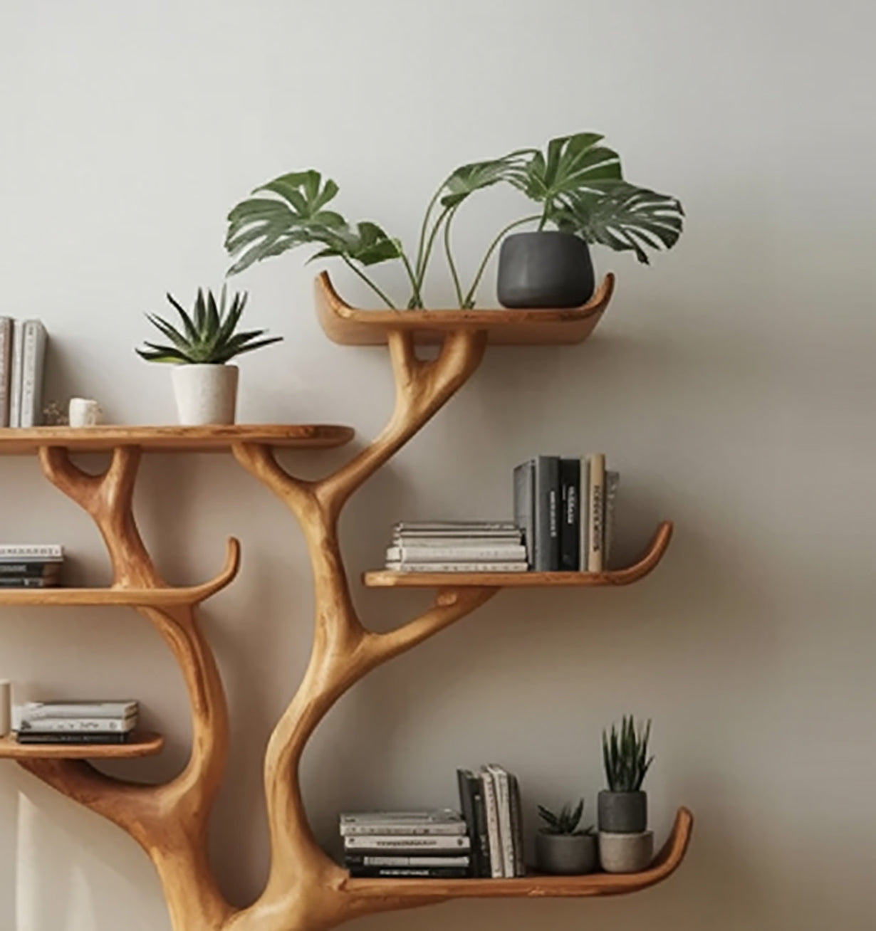 Handmade Tree BookShelf Living Room Decor Gift