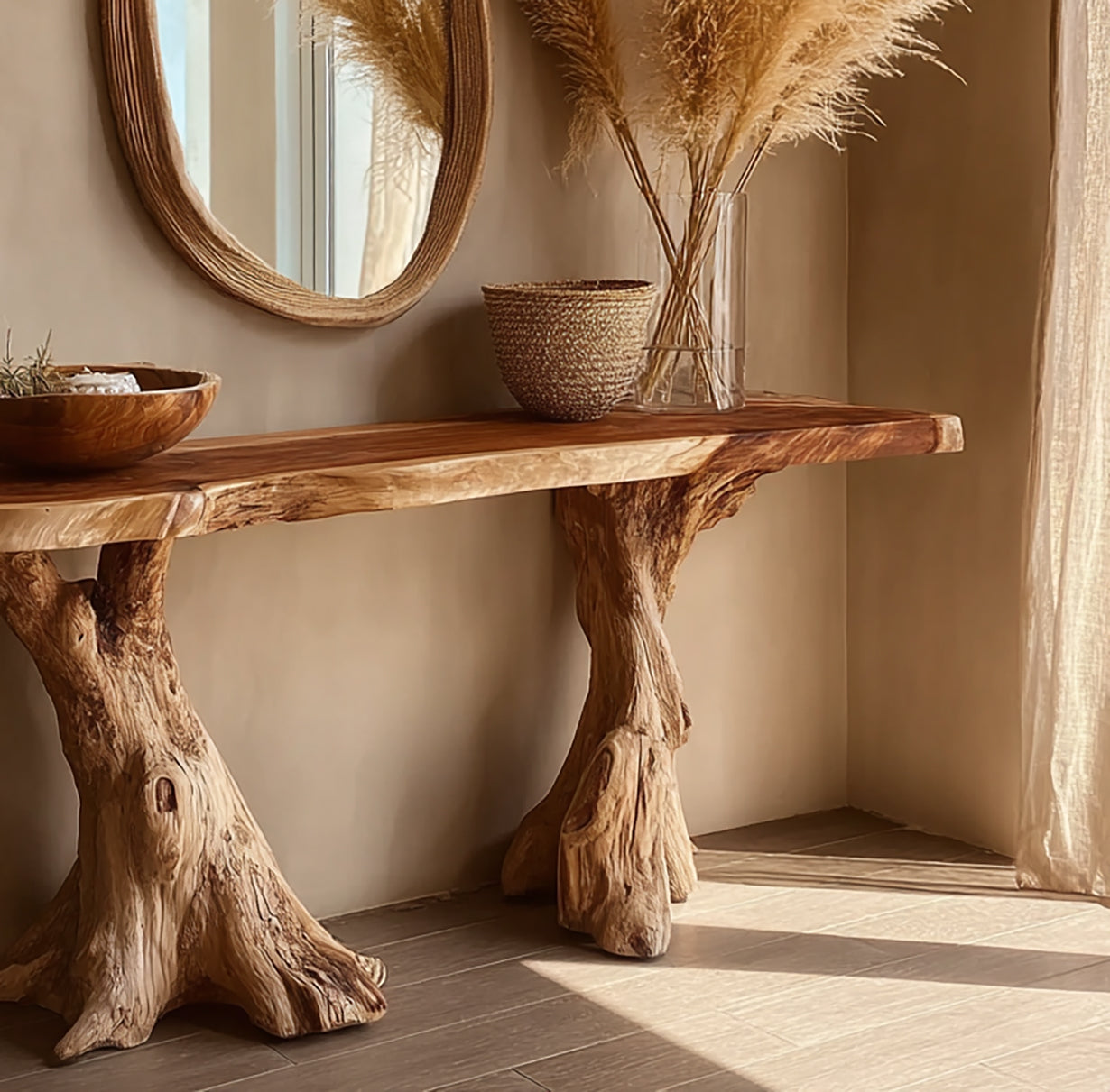 Mid Century Modern Console Table – Stylish Living Room Furniture