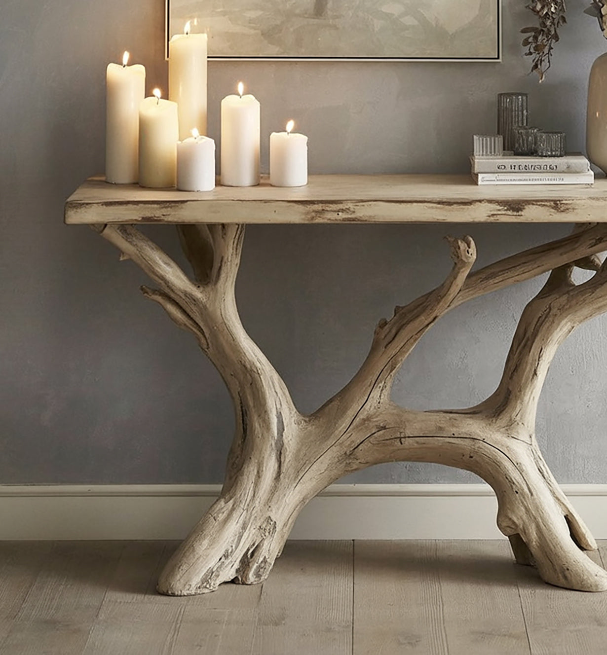 Mid Century Modern Console Table – Stylish Living Room Accent