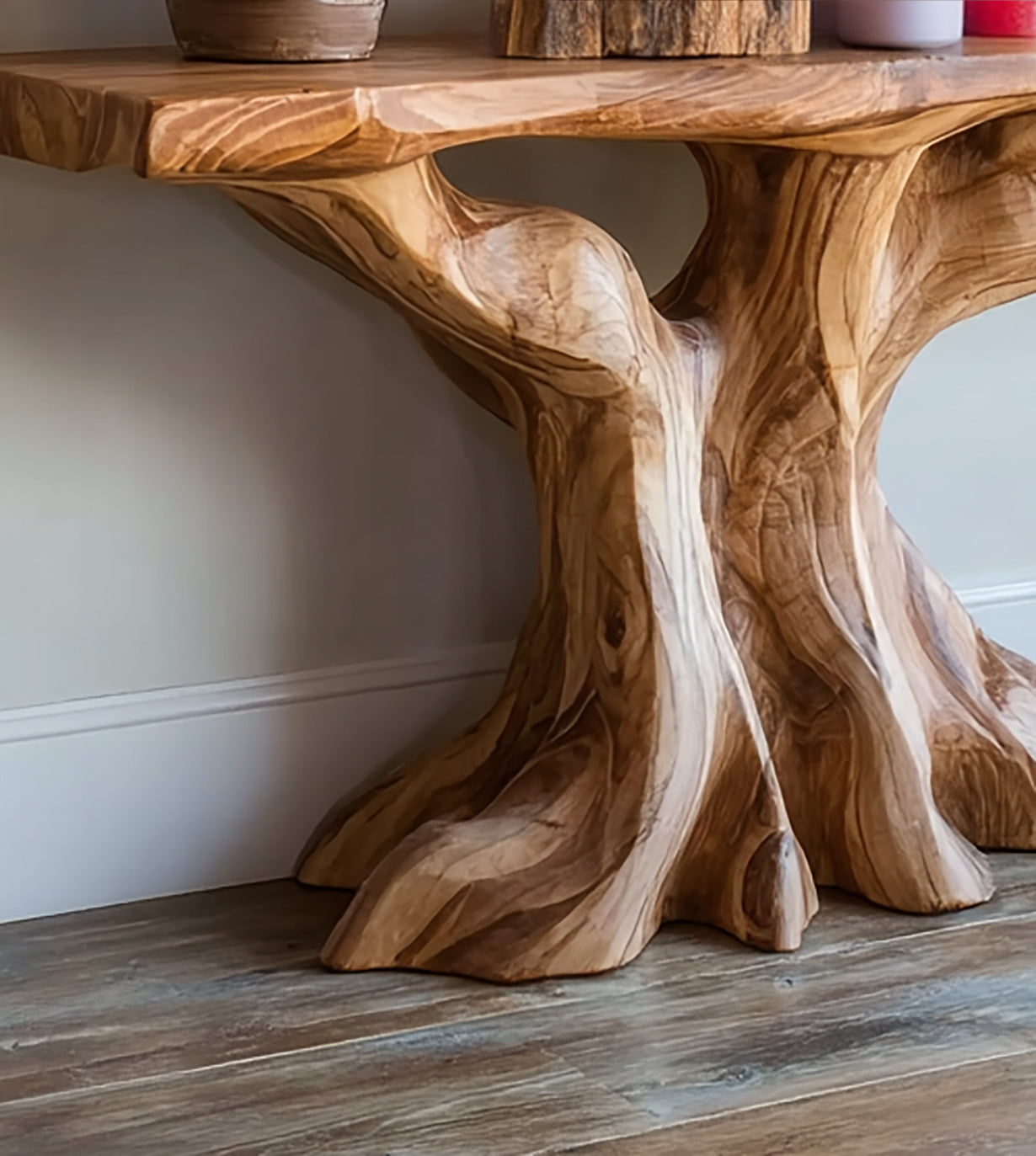 Rustic Wood Console Table – Farmhouse Entryway, Hallway & Sofa Table