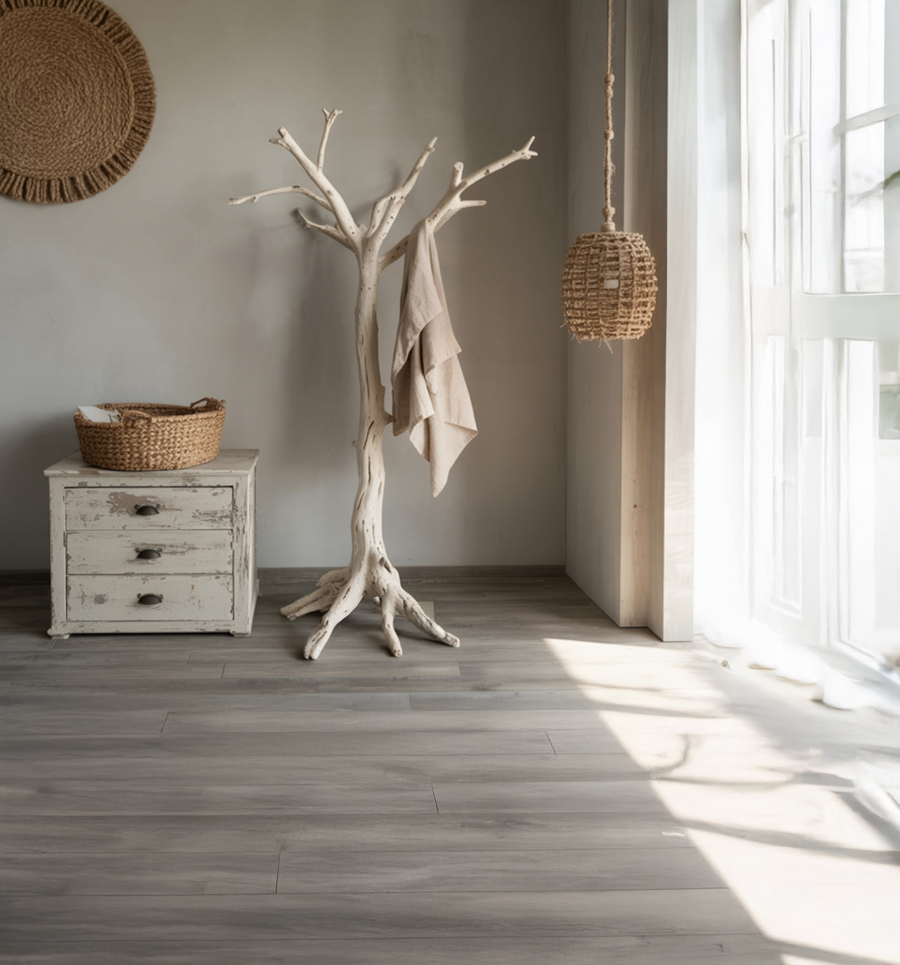 Handmade Wooden Tree Coat Rack – Rustic Solid Wood Hall Tree, Eco-Friendly Entryway Organizer