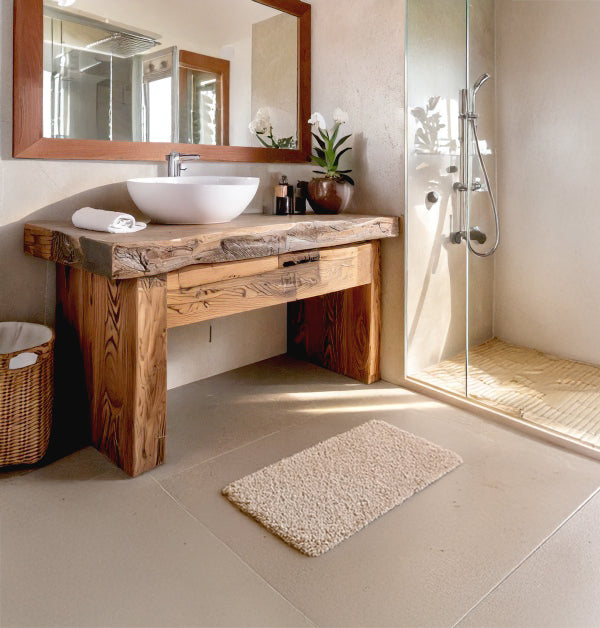 Handcrafted Reclaimed Oak Bathroom Vanity – Single or Double Sink Rustic Farmhouse Cabinet